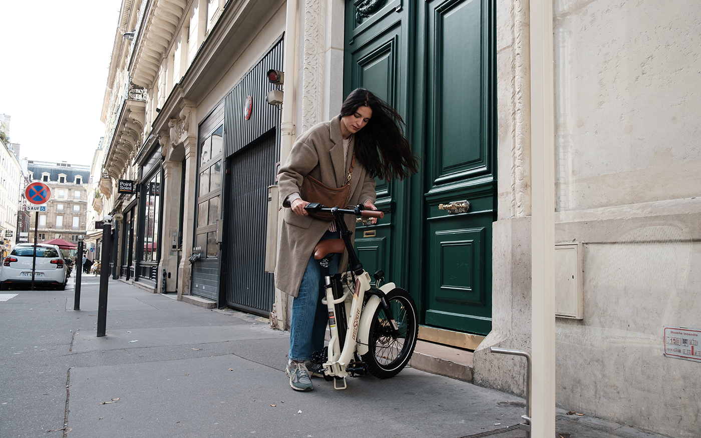 Compact une fois plié. Facile à manier.