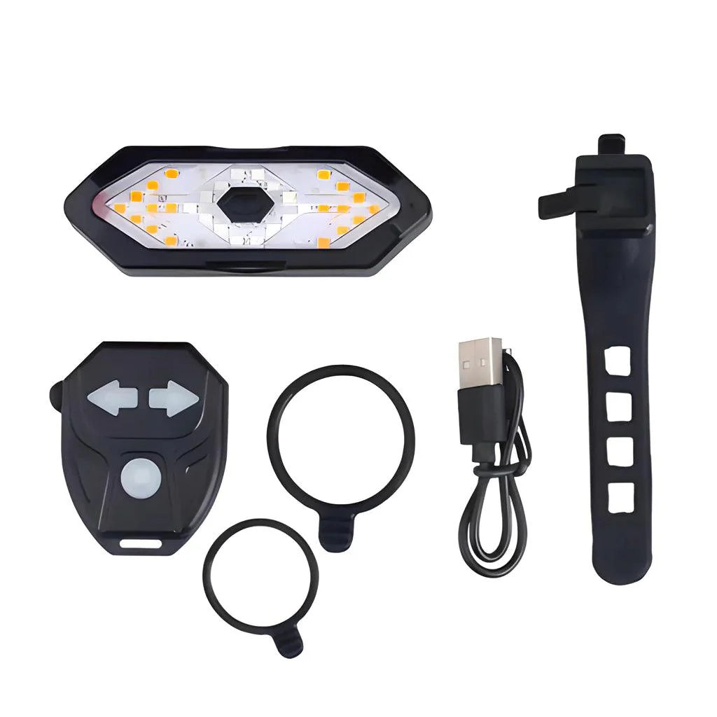 Feu arrière avec clignotants pour vélo électrique