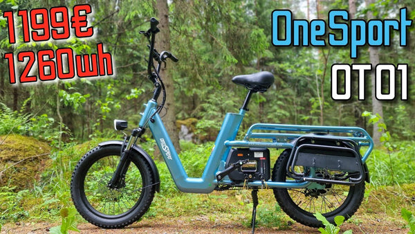 Le vélo cargo électrique le moins cher du test.